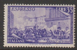 Italia E 27 1948 Centenario Risorgimento,nuovo Leggera Gomma Ingiallita, - Posta Espressa/pneumatica