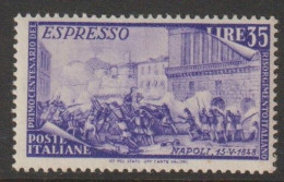 Italia E 27 1948 Centenario Risorgimento,nuovo Leggera Gomma Ingiallita, - Express/pneumatic Mail