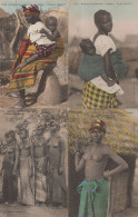 Senegal Woman African Ladies 4x Antique Postcard S - Non Classés