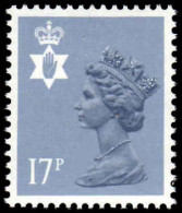 Northern Ireland 1971-93 17p Grey-blue Type II Questa Litho Unmounted Mint.  - Northern Ireland