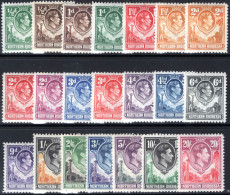 Northern Rhodesia 1938-52 Set Lightly Mounted Mint. - Northern Rhodesia (...-1963)