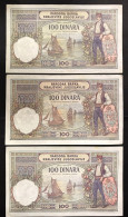 Yugoslavia 100 Dinara 1929 ( Prezzo Per 1 Biglietto / The Price It's For Only 1 Notes ) Bb/spl LOTTO 963 - Yougoslavie
