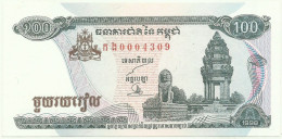 Cambodia - 100 Riels - 1998 - Pick: 41.b2 - Unc. - Sign. 17 - National Banque - Cambodge