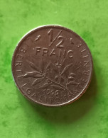 Monnaie 1/2 Fr Semeuse - 1966 - 1/2 Franc