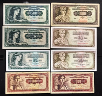 YUGOSLAVIA 20 Banconote Da 5 A 1000 DINARA 1955 1981  Bb/q.fds  Lotto.4640 - Yougoslavie