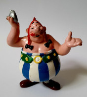 FIGURINE ASTERIX BULLY 1990 OBELIX OTE SON CASQUE BE Complet (2) Peau Rose - Asterix & Obelix