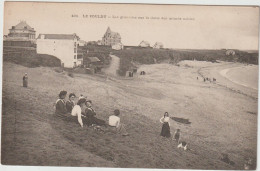 LE POULDU  LES GLISSADES SUR LA DUNE DES GRANDS SABLES - Le Pouldu