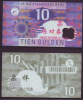 China BOC Bank Training/test Banknote,Netherlands Holland B Series 10 Gulden Note Specimen Overprint,Original Size - [6] Falsi & Saggi