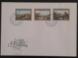 SL) 1982 LIECHTENSTEIN CASTLE MORITZ MENZINGER. FDC - Sonstige & Ohne Zuordnung