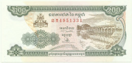 Cambodia - 200 Riels - 1995 - Pick: 42.a - Unc. - Sign. 16 - National Banque - Cambodge