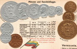 MONETE E BANDIERA Della VENEZUELA - COINS E NATIONAL FLAG Of VENEZUELA - #001 - VEDI!! - Münzen (Abb.)