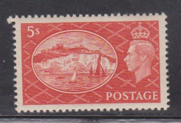 GREAT BRITAIN Scott # 287 MH - KGVI & White Cliffs Of Dover - Ongebruikt