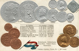 MONETE E BANDIERA Dell'OLANDA - COINS E NATIONAL FLAG Of HOLLAND - #004 - Münzen (Abb.)