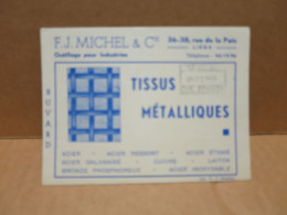 LIEGE (Belgique) Carte Publicitaire Michel Et Cie Tissus Métalliques  Outillage - Liège