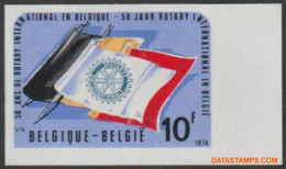 België 1974 - Mi:1784, Yv:1728, OBP:1732, Stamp - □ - Rotary International  - 1961-1980