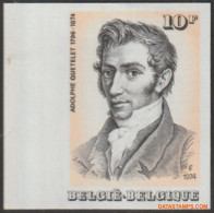 België 1974 - Mi:1794, Yv:1738, OBP:1742, Stamp - □ - Adolphe Quetelet  - 1961-1980