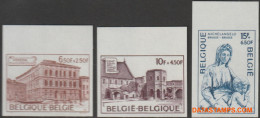 België 1975 - Mi:1811/1813, Yv:1753/1755, OBP:1759/1761, Stamp - □ - Culturele Uitgifte  - 1961-1980