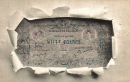 BANCONOTE PAPER MONEY BILLETS - FRANCIA, FRANCE - 1000 FRANCS - #031 - Münzen (Abb.)