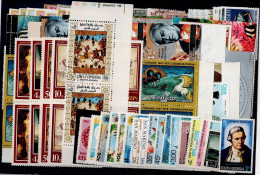 LOT OF 186 STAMPS MINT+USED +16 BLOCKS MI- 85 EURO VF!! - Collections (sans Albums)