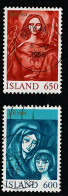 1984 Christmas Michel IS 624 . 625 Stamp Number IS 595 - 596 Yvert Et Tellier IS 579 - 580 Used - Gebraucht