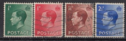 GREAT BRITAIN 193-196,used,falc Hinged - Usati