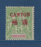 Canton - YT N° 5 * - Neuf Avec Charnière - 1901 à 1902 - Unused Stamps