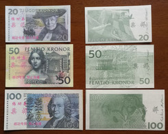 China BOC Bank Training/test Banknote,SVERIGES RIKSBANK Sweden Kronor 5 Different Note Specimen Overprint - Suède