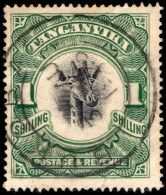 Tanganyika 1925 1r Giraffe Upright Watermark Fine Used. - Tanganyika (...-1932)