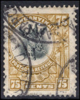 Tanganyika 1925 75c Black And Yellow-bistre Giraffe Fine Used. - Tanganyika (...-1932)