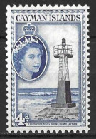 CAYMAN Is...QUEEN ELIZABETH II...(1952-22..)...."1953..".....4d .......SG155......MNH... - Cayman Islands