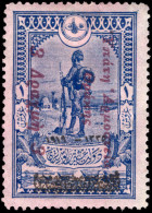 Thrace 1920 (August) 3d On 1pi Indigo Lightly Mounted Mint. - Icarie