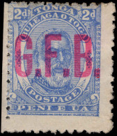 Tonga 1893 2d Official Unused Without Gum. - Tonga (...-1970)