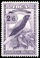 Tonga 1942 2s6d Red Shining Parrot Lightly Mounted Mint. - Tonga (...-1970)