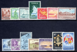 Tonga 1953 Set Lightly Mounted Mint. - Tonga (...-1970)