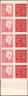 Sweden 1957 Coloured Number 1k Booklet Unmounted Mint. - Ungebraucht