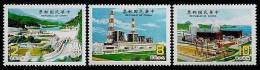 Taiwan 1986 Electric Power Stamps Reservoir Dam Architecture Atom - Unused Stamps