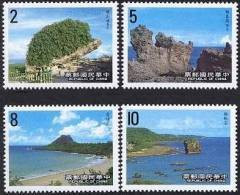 Taiwan 1987 Kenting National Park Stamps Geology Rock Ocean Taiwan Scenery - Unused Stamps