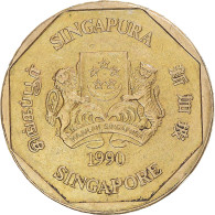 Monnaie, Singapour, Dollar, 1990 - Singapur