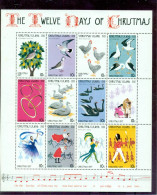 Christmas Island 1977  Christmas   Minisheet   The Twelve Days Of Christmas    MNH - Christmas Island