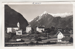 D938) KAPRUN Mit Kitzsteinhorn - Kaprunertal - Rechts HAUS DETAILS U. Links Kirche ALT - Kaprun