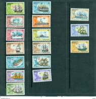 Christmas Island 1972  Ships Set Complete 16 Values    MNH - Christmas Island