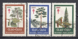 FINLAND 623-625,used,falc Hinged - Oblitérés