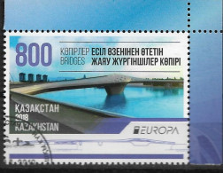 2018 KAZAKHSTAN/Kasachstan  Mi. 1076   Used     Europa : Brücken - 2018