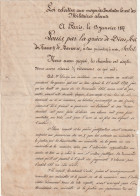  ///  FRANCE  /// 1817 Loi Relative Aux Militaires Absents Decret De Remise En Viguer En 1871 - Documents
