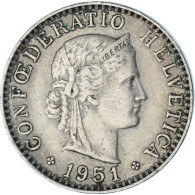 Monnaie, Suisse, 20 Rappen, 1951 - Autres & Non Classés