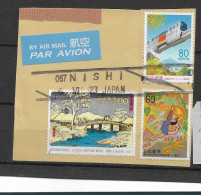 JAPAN 007 / Ausschnitt Von 2023 Mit 3 Marken, Diverse Motive - Used Stamps