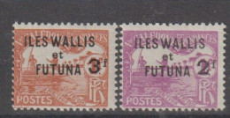Wallis And Futuna Islands S 9-10 1925 Postage Due MNH - Unused Stamps