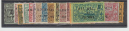 Wallis And Futuna Islands S 1-17  1920 Definitives ,MNH-Mh, - Unused Stamps