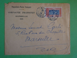 BU21 DAHOMEY   BELLE  LETTRE RR CIE FRAISSINET BATEAU VAPEUR 1900 COTONOU A MARSEILLE  FRANCE+C. BLEU+ AFF .INTERESSANT+ - Brieven En Documenten