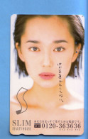 Japan Telefonkarte Japon Télécarte Phonecard -  Girl Femme Women Frau  Slim Beauty House - Characters